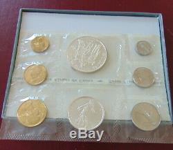 France Coffret Fleur De Coin Fdc Complet 1969 Avec La 10 Francs @ Tres Rare