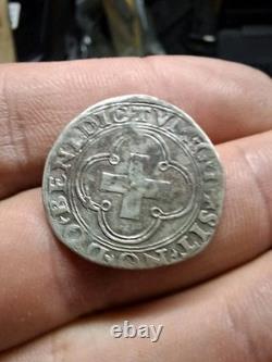 France, Douzain à la croisette Francois 1er TURIN, Tres Rare