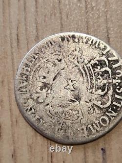 France Louis XV 1/10 d'écu 1716 Très Rare Avec Variété Trois Couronnes, argent