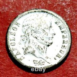 France Très Rare 1/2 Franc 1813 L Bayonne 50 centimes Napoléon 1er Argent LR2