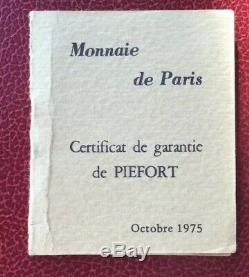 France Très Rare PIEFORT du 50 Francs 1975 en Argent
