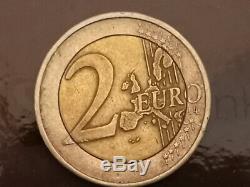 GRECE 2002 pièce 2 euros TRÈS RARE. Frappée en Finlande avec la mention S