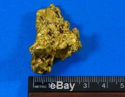 Grand Naturel Or Pépite Australien 52.36 Grammes 1.68 Troy Onces Très Rare