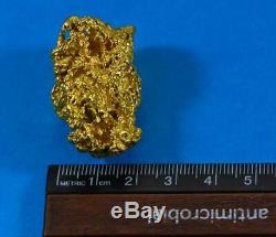 Grand Naturel Or Pépite Australien 80.31 Grammes 2.58 Troy Onces Très Rare C