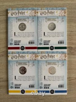 Harry Potter 10 en argent lot de 4 blasons dont Gryffondor très rare / 2022