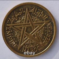 ISLAMIC / ARABIC / MAROC / MOROCCO. Très Rare monnaie de 2 fr essai 1942 / 1361