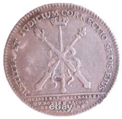 Jeton Argent Huissiers à la Cour des Aydes Trésor Royal, Louis XV, Tres Rare