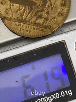 Jeton laiton LOUIS XV Chambre aux deniers 1721 buste très rare