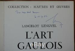 L. LENGYEL. TRÈS RARE GRAND FOLIO. Dédicace autographe de l'auteur