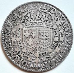 LOUIS XIII JETON ROYAL 1641 ARGENT ORDRE DU SAINT-ESPRIT Très rare