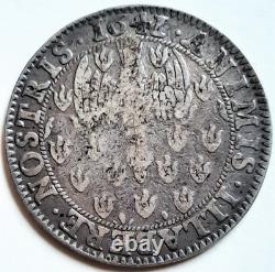 LOUIS XIII JETON ROYAL 1641 ARGENT ORDRE DU SAINT-ESPRIT Très rare