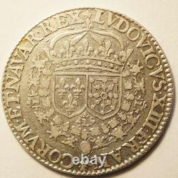 LOUIS XIII TRES RARE JETON ARGENT DE 1633 (politique maritime)