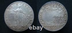 LOUIS XIV Jeton argent 1668 AVOCATS AU CONSEIL DU ROI Themis Très rare