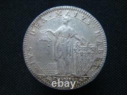 LOUIS XIV Jeton argent 1668 AVOCATS AU CONSEIL DU ROI Themis Très rare