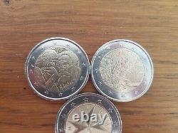 Lot pièce 2 euros TRES RARE