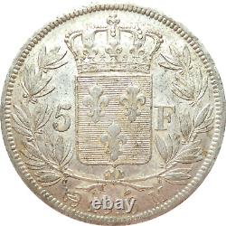 Louis XVIII 5 francs 1816 M (TOULOUSE) très rare en état