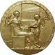 M4138 Tres Rare Médaille Agents De Change Paris Rouzée 1898 Or Gold Faire Offre