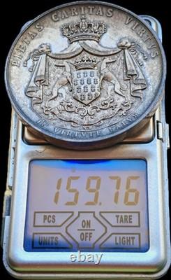 MÉDAILLE ARGENT ÉTAT DE BRETAGNE 1860 1879 TRÈS RARE? 160gr