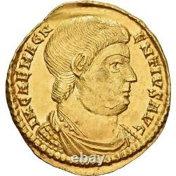 Magnentius, Solidus, 350-351, Arles, Très rare, Or, SUP+, RIC132