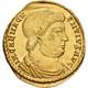 Magnentius, Solidus, 350-351, Arles, Tr&egrave;s Rare, Or, Sup+, Ric132