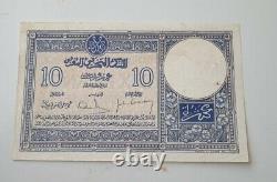Maroc / MOROCCO. Très rare billet de 10 francs. 1-7-28. En SUP