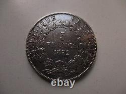 Monnaie D'exception Tres Rare 5 Francs Argent Louis Napoleon Bonaparte 1852a