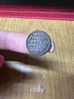 Monnaie État Pontifical Clément XI 1/2 Grosso Très Rare An I Posses 1701 AD