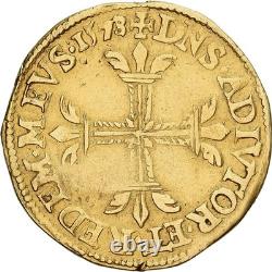 Monnaie, France, DOMBES, Louis II, Double écu d'or, 1578, Trévoux, Très rare