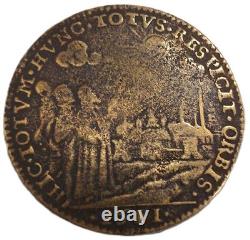 Monnaie Très rare Jeton 1611 Louis XIII Les Élus contemplant le soleil