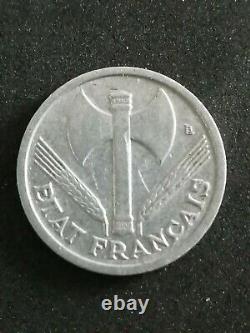 Monnaies, État français, 1 Franc Bazor, 1942, Poids faible, très rare #33245