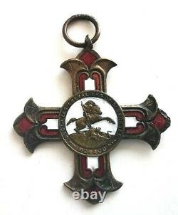N°56. Médaille religieuse MONACO LES CHEVALIERS DE ST GEORGES (TRES RARE) 1907