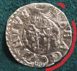 Naples Carlo V Cinquina Argent Var. Légende + 6° Période Au Renvers Très Rare