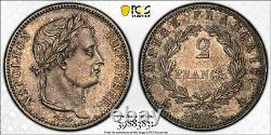 Napoléon 2 francs Cent-Jours 1815 Paris PCGS MS62 Splendide très rare Qualité