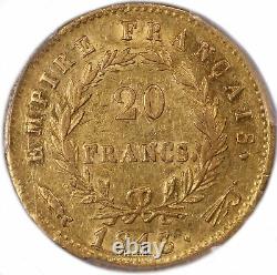 Napoléon Ier 20 Francs or 1813 Utrecht PCGS AU 53 Très rare