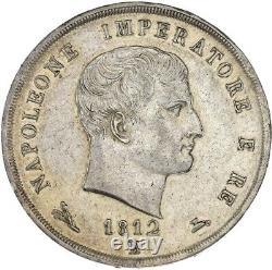 Napoleone 5 Lire 1812 Bologna superbe Qualité très rare