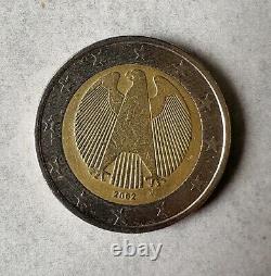 Objet venduPièce de 2 euros Allemande 2002 Aigle Fédérale très rare