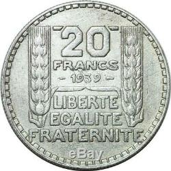 P4467 Très Rare 20 Francs Turin 1939 Argent Faire offre