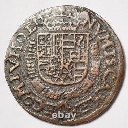 Pays-bas Espagnols Tres Rare Jeton De La Chambre Des Comptes De Hollande 1571