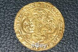 Philippe VI chaise d'or 1346 monnaie trés rare