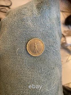 Pièce 1 Euro Italienne Leonard De Vinci 2003 L'homme de Vitruve Très Rare