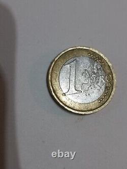 Pièce 1 euro très rare, italienne, Léonard de VINCI, fauté, excellent état