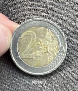 Pièce 2 Euro EIRE FAUTÉE. AEA1999-2009 EMU. TRÈS RARE