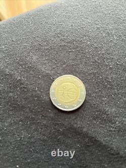 Pièce 2 Euro FAUTÉE 2euro eire. AEA1999-2009 EMU. TRÈS RARE