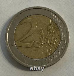 Pièce 2 Euro FAUTÉE 2euro eire. AEA1999-2009 EMU. TRÈS RARE