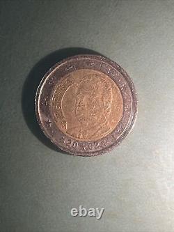 Pièce 2 Euro Très Rare Origine Espagne 2002