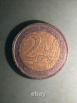 Pièce 2 Euro Très Rare Origine Espagne 2002