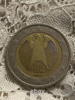 Pièce 2 Euros Allemagne 2002 Lettre A. Très Rare. Prix Conforme au Marché