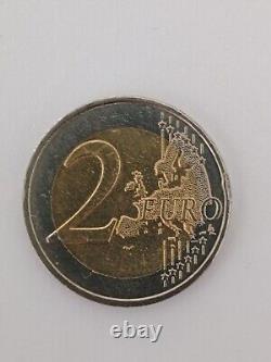 Pièce 2 euros commémorative François Mitterrand FRANCE 2016. Fautée. Très Rare