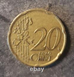 Pièce 20 ct euros Italie 2002 MAC TRES RARE