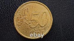 Pièce 50 Centimes Italie FAUTÉ TRÈS RARE